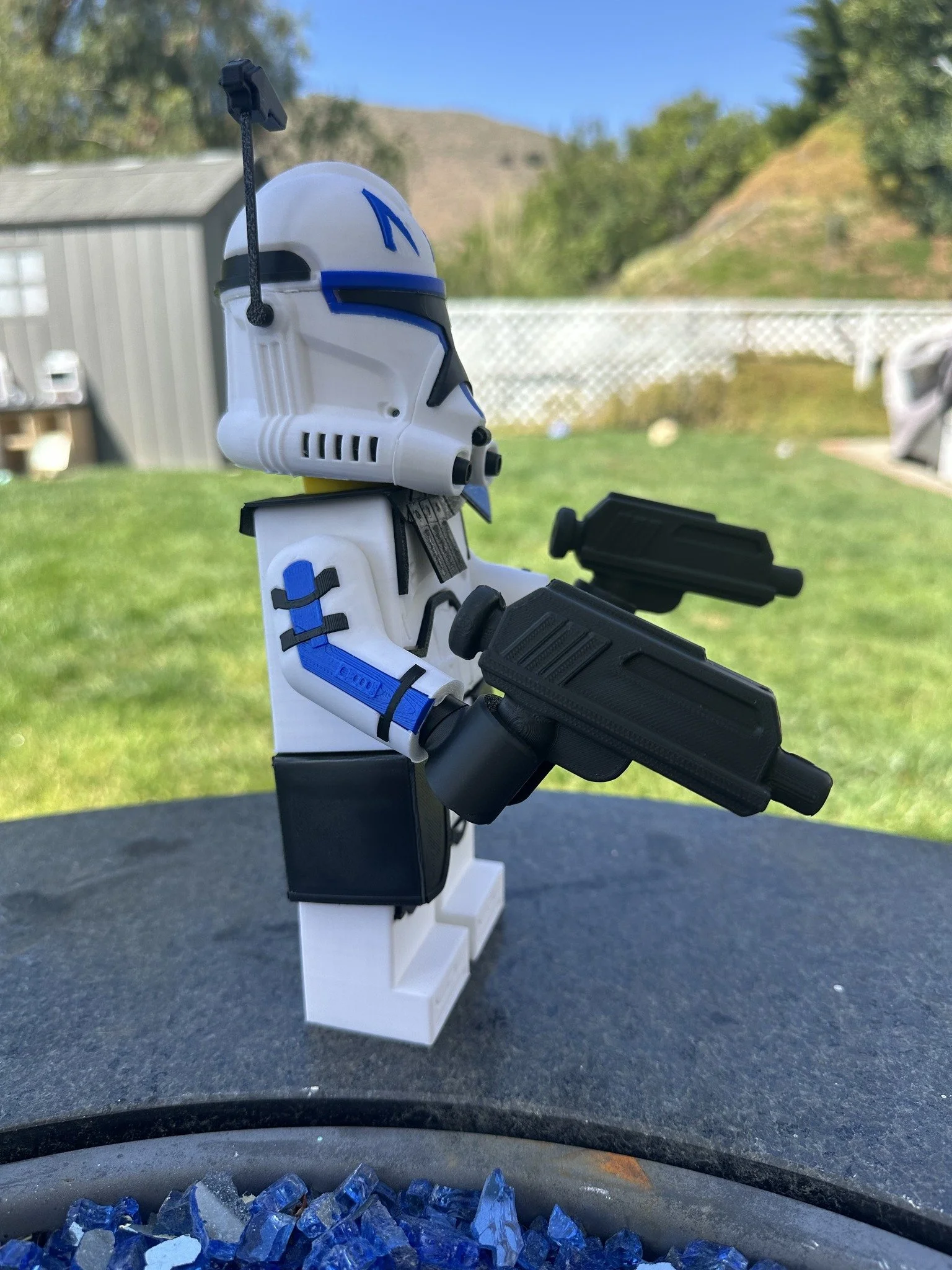 Giant Captain Rex 3D Printed Brick Figure — Overland Swag
